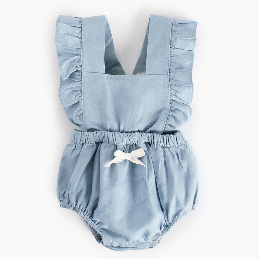 Ins Denim Baby One-Piece | Bodysuits Baby Romper SPRING