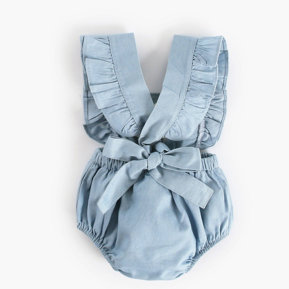 Ins Denim Baby One-Piece | Bodysuits Baby Romper SPRING