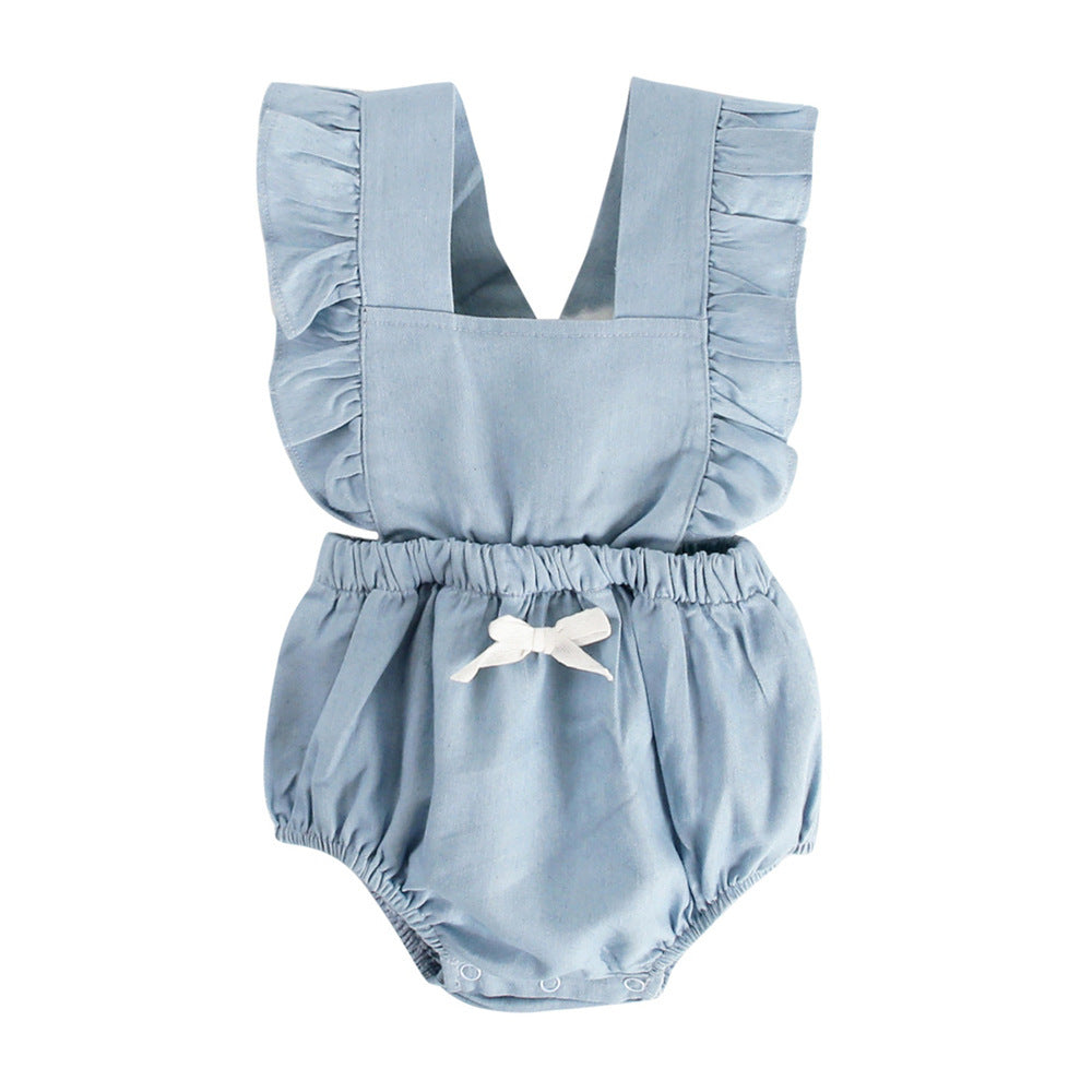 Ins Denim Baby One-Piece | Bodysuits Baby Romper SPRING